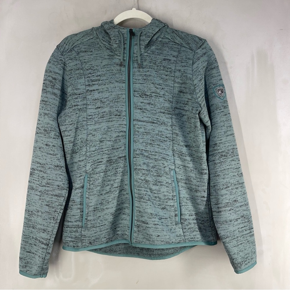 Kuhl Ascendyr Hoody Size Small Mineral Green  Full Zip Fleece Hoodie